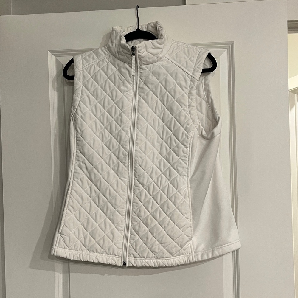 Van Heusen White Full Zip Vest (Women’s)